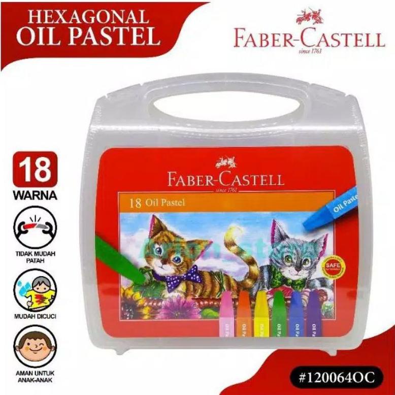

New Faber Castell Crayon 18 Oc Warna ,,