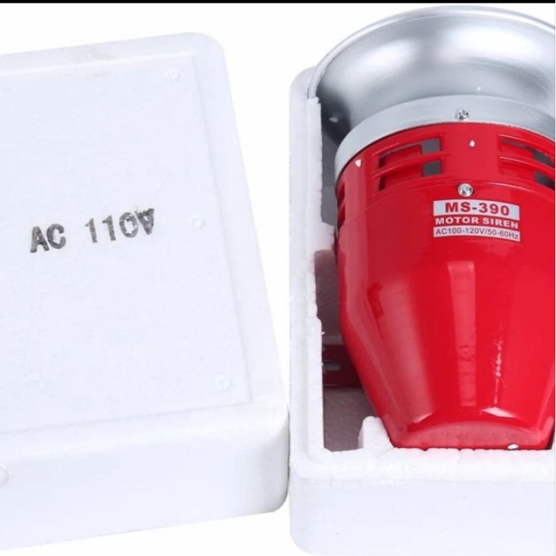 Motor Horn Siren Buzzer MS-390 AC 220 V/ Sirene Alarm Motor