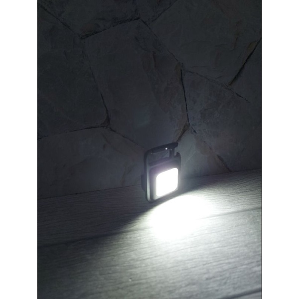 Mini Cob Keychain Led Gantungan Kunci Lampu Super Terang ORIGINAL