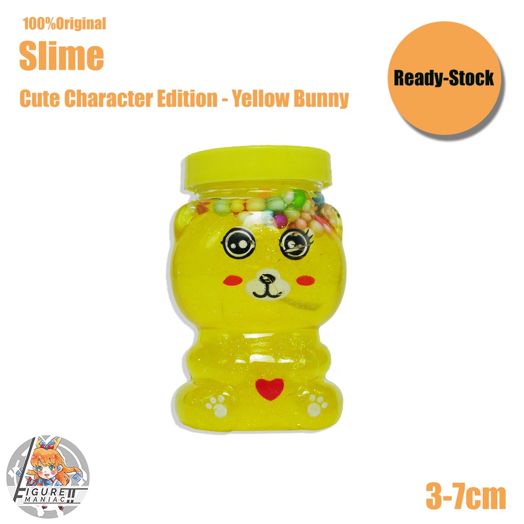 Mainan Anak - Slime BUNNY Mini Cute Edition Import Premium Slime Lucu Cute Slime Aman Crystal Mud Galaxy Mud