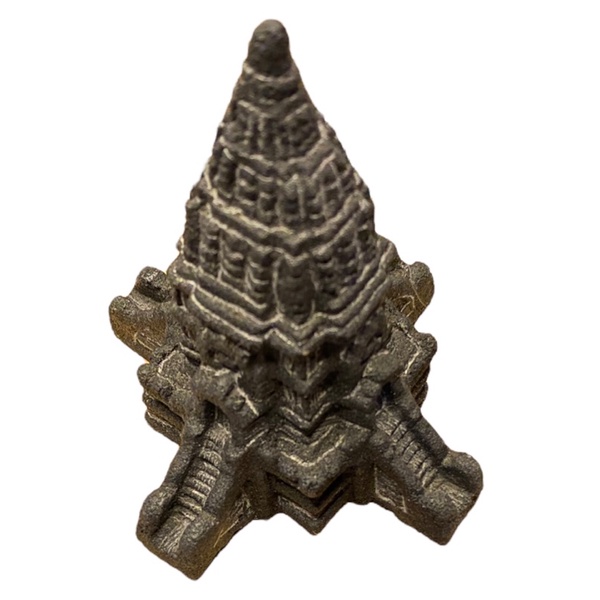 Miniatur prambanan hiasan aquarium batu candi