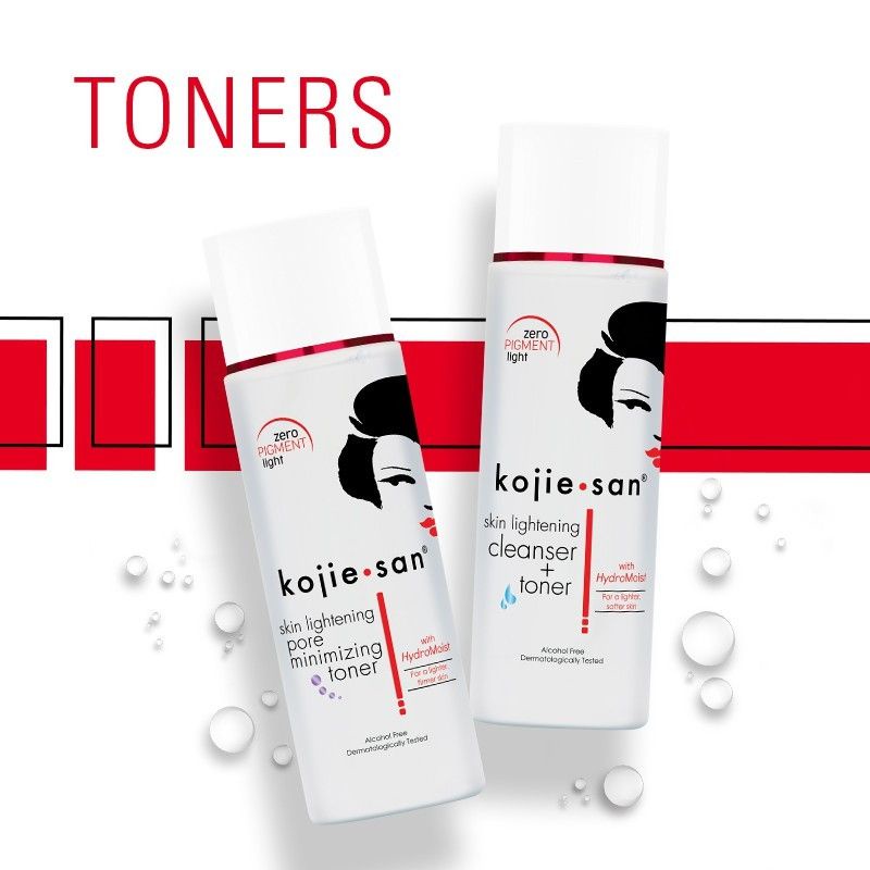 Kojie San Skin Lightening Cleanser + Toner  &  Kojie San Skin Lightening Pore Minimizing Toner