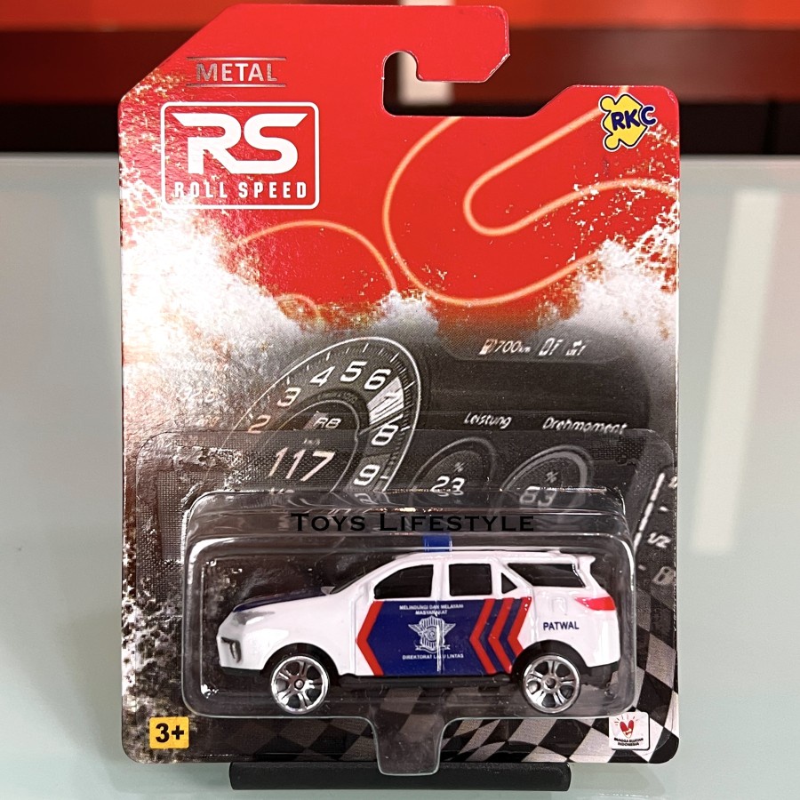 Mobil Diecast Polisi Rollspeed PJR Sabara Car Skala 64