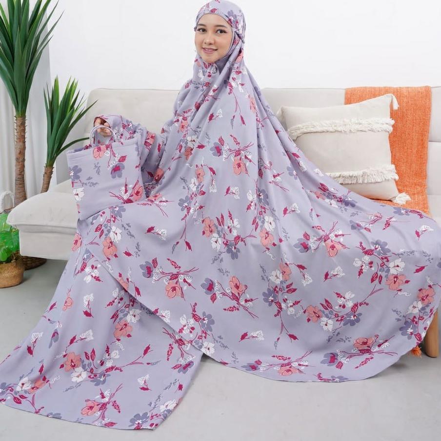 Hot Sale Bisa Mukena Bali Dewasa / Mukena Katun Rayon Bali / Mukena Tiedye Jumbo / Mukena Motif Bung