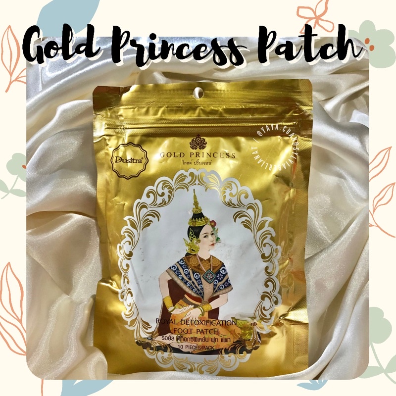 GOLD PRINCESS ROYAL Detoxification Foot Patch Koyo Detox kaki Thailand / Koyo Detoxifikasi