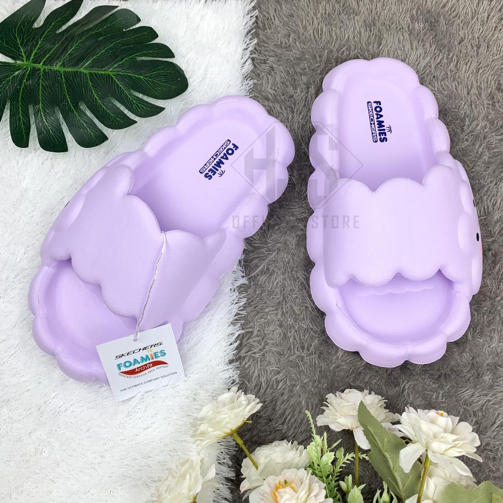 Sandal Wanita Slop Jelly Awan Cloud Sendal Slip On Santai Elastic Empuk Terbaru Anti Slip Elastic Sandal Slop Cewek