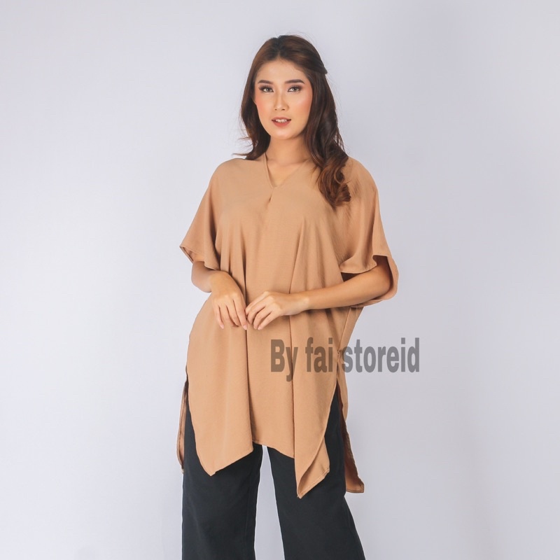 LONG SQUARE NAGITA CRINKLE AIR FLOW | ATASAN WANITA BLOUSE CRINKLE PREMIUM | KAFTAN WANITA CRINKLE AIRFLOW