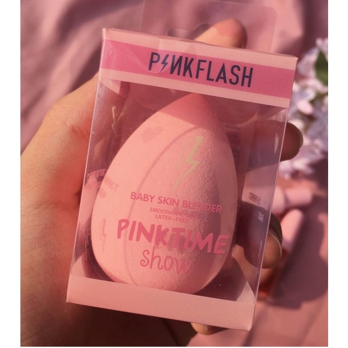 PINKFLASH Baby Skin Blender PINKTIME Show | Beauty Blender Pink