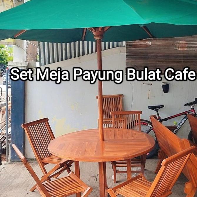 Meja Payung Set Resto/Taman/Outdoor