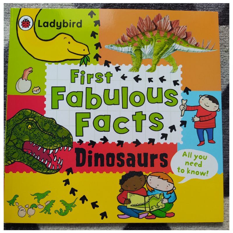 first fabulous facts dinosaurs.buku anak impor bbw big bad wolf
