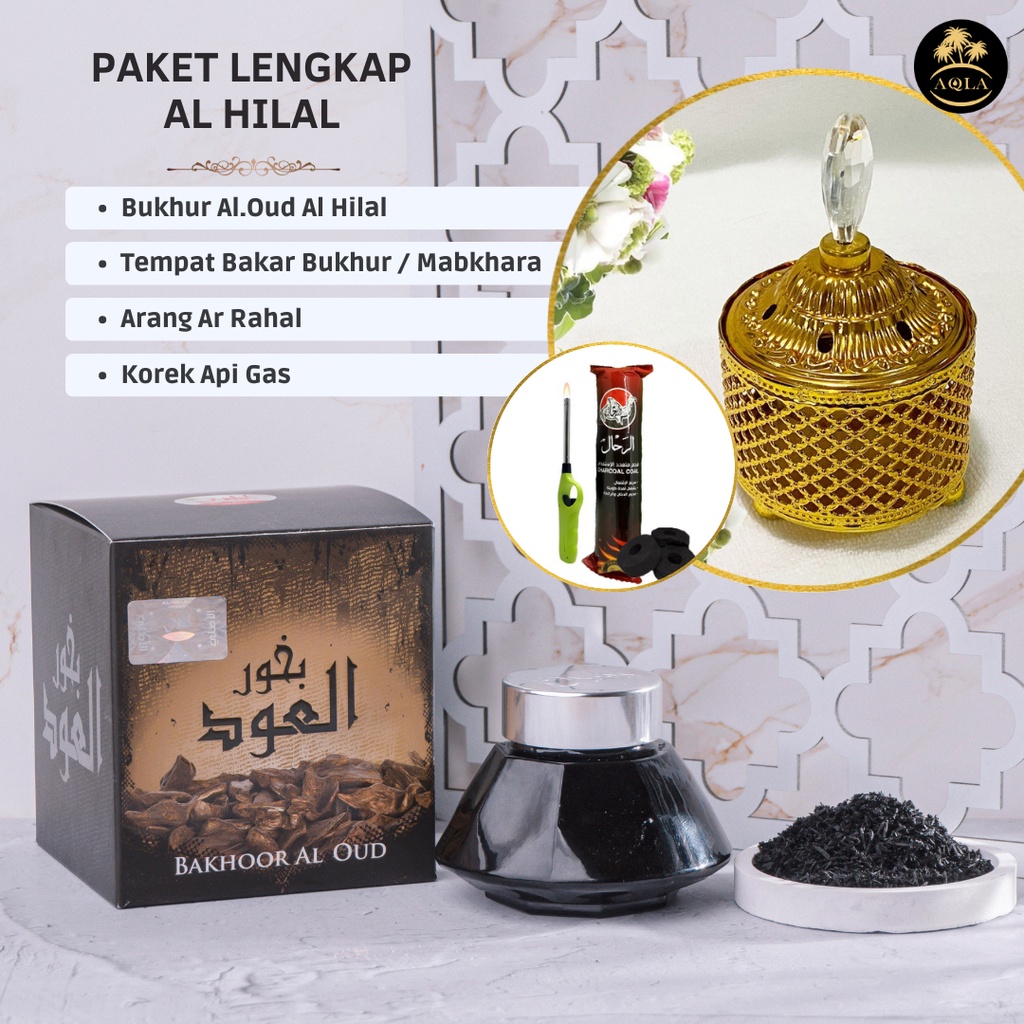 Bakhoor Al Oud Al Hilal / Bukhur bakhour Premium Impor Saudi Asli