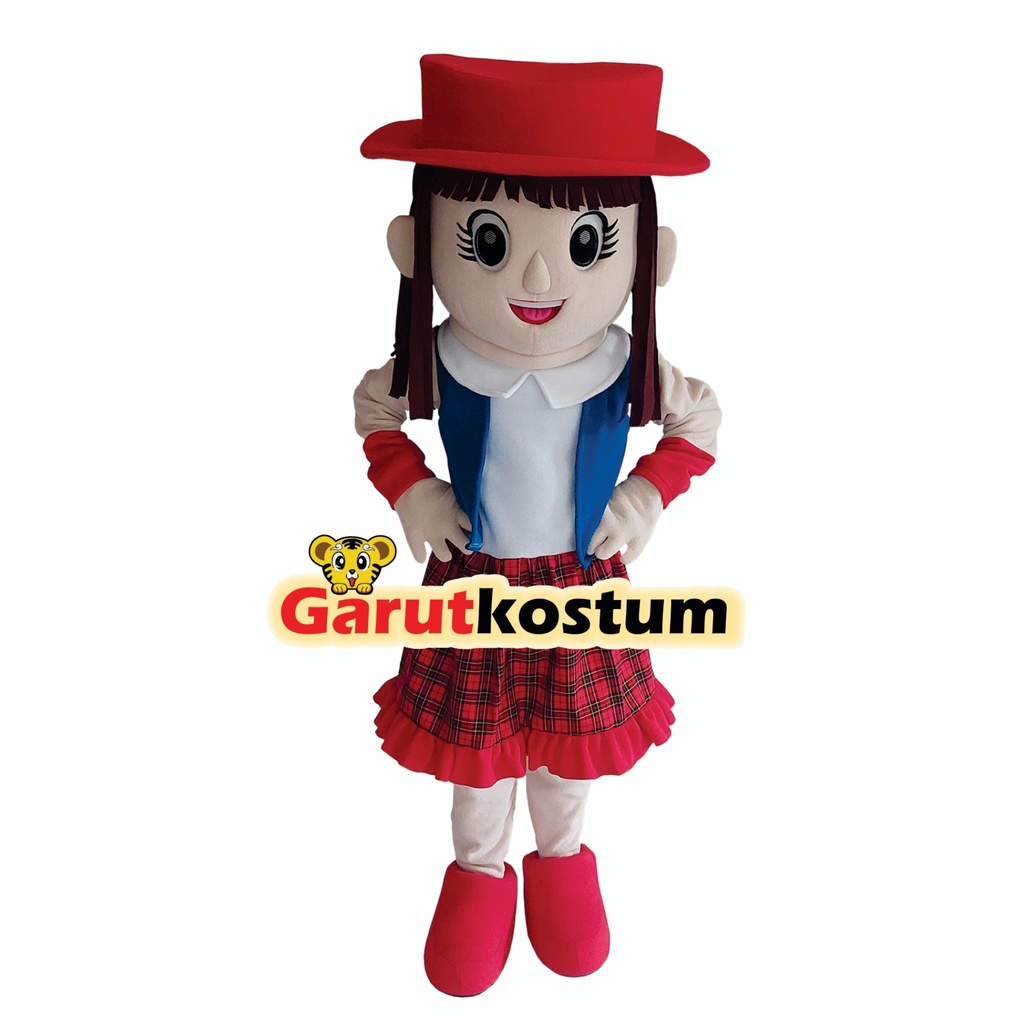 Kostum maskot badut sailormoon topi karakter anak setelan lucu costume