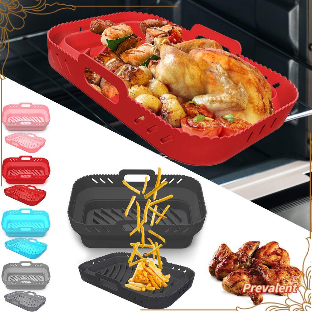 Preva Panci Silikon Dapur Baking Basket BBQ Plate Pemanas Reusable Baking Pan