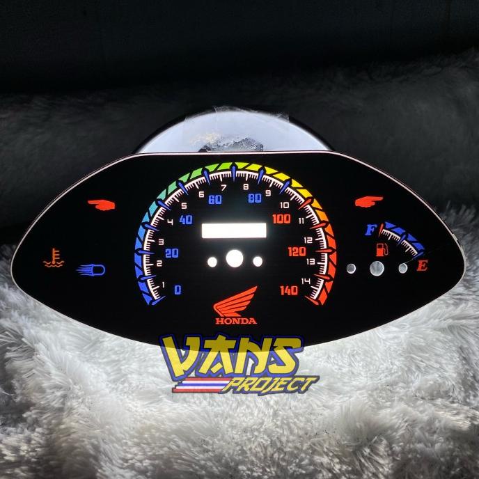 Free Ongkir Papan Speedometer Indiglow honda Vario 110 Old Karbu Speedo Modifikasi