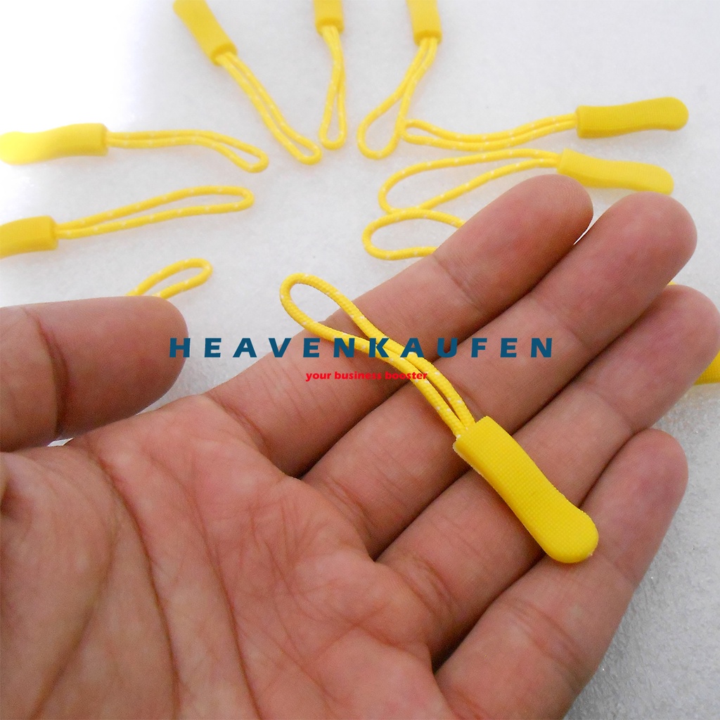 Zipper Puller Warna Kuning Variasi Tarikan Kepala Resleting Tas Jaket Dll Harga Per Lusin