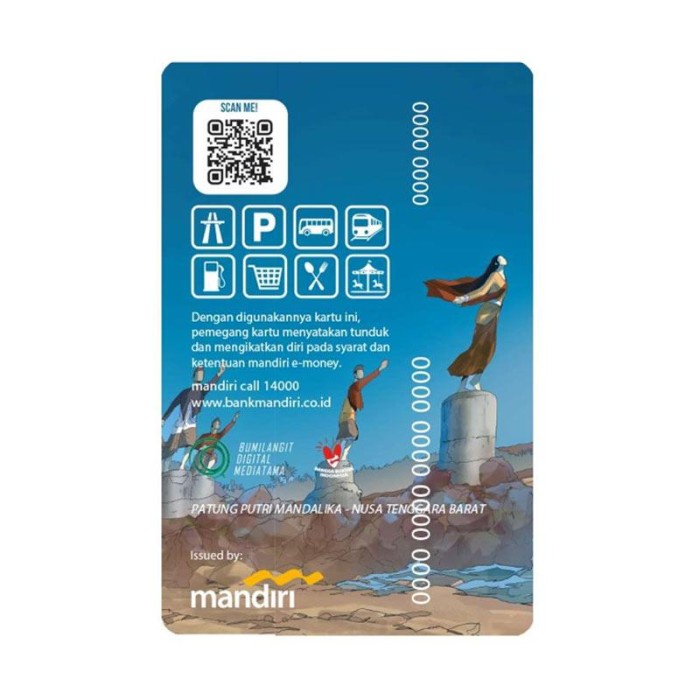 Mandiri E-Money Edisi Bumi Langit - Gundala Kartu Emoney #Original