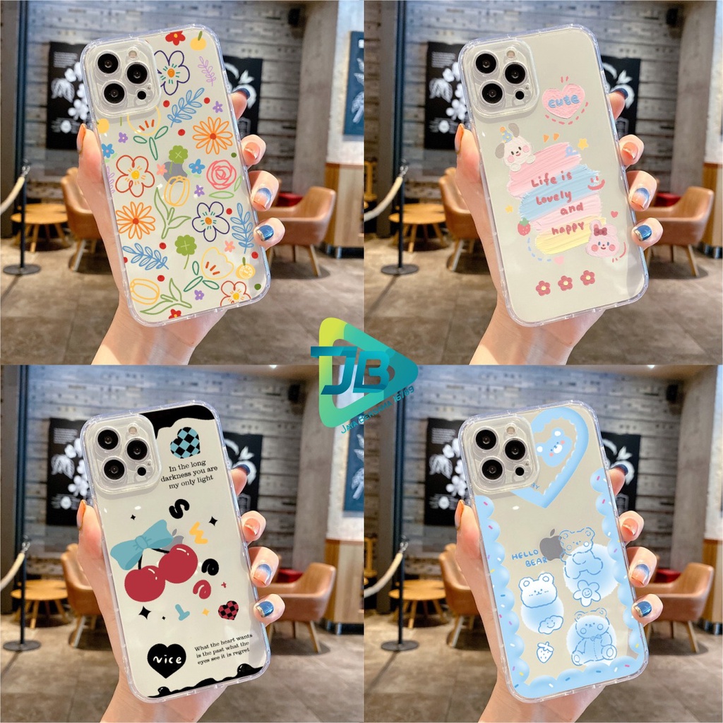 CUSTOM CASE SOFTCASE SILIKON CLEAR BENING NICE SWEET CUSTOM CASE REALME C2 5 5I 5S C3 C11 C20 C12 C25 C30 C35 NARZO 30A 50A JB6458