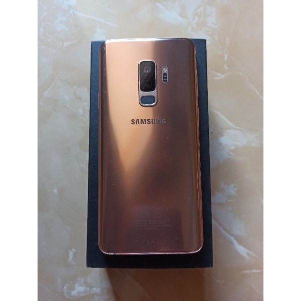 SECOND SAMSUNG GALAXY S9+ PLUS 6/128 EX SEIN WARNA SUNRISE GOLD