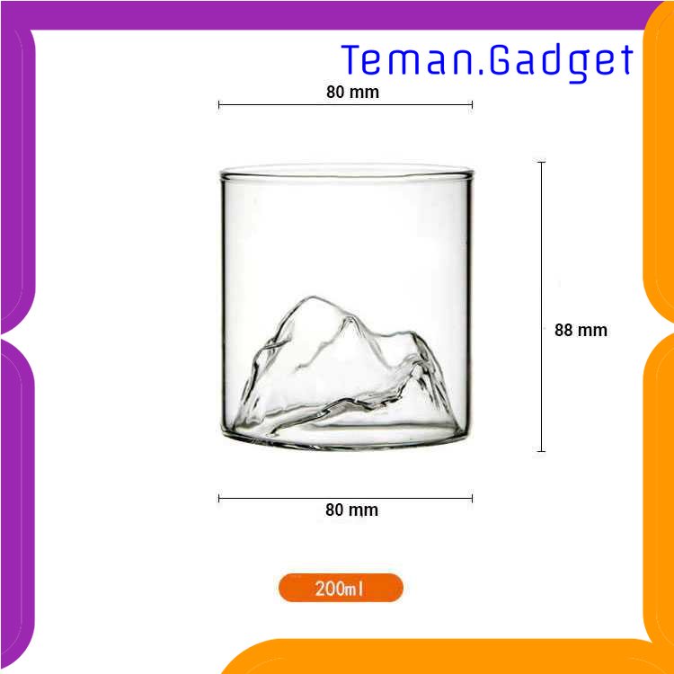 TG - DPR SENGEN Gelas Whiskey Japanese Style Mt. Asama Rock Glass 200 ml - SG200