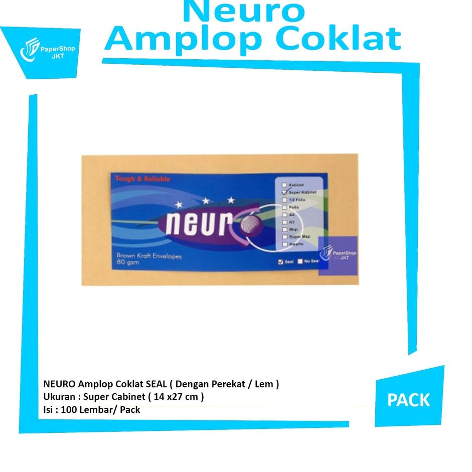 

Diskon Terkini NEURO - amplop coklat super kabinet seal ( 14 x27 cm )