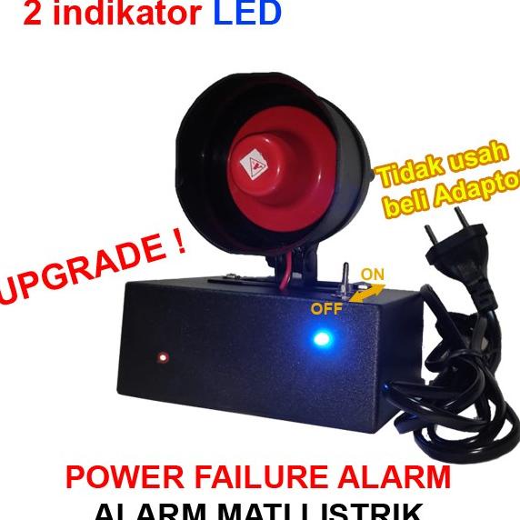 UPGRADE  ALARM MATI LISTRIK ALARM LISTRIK PADAM POWER FAILURE ALARM