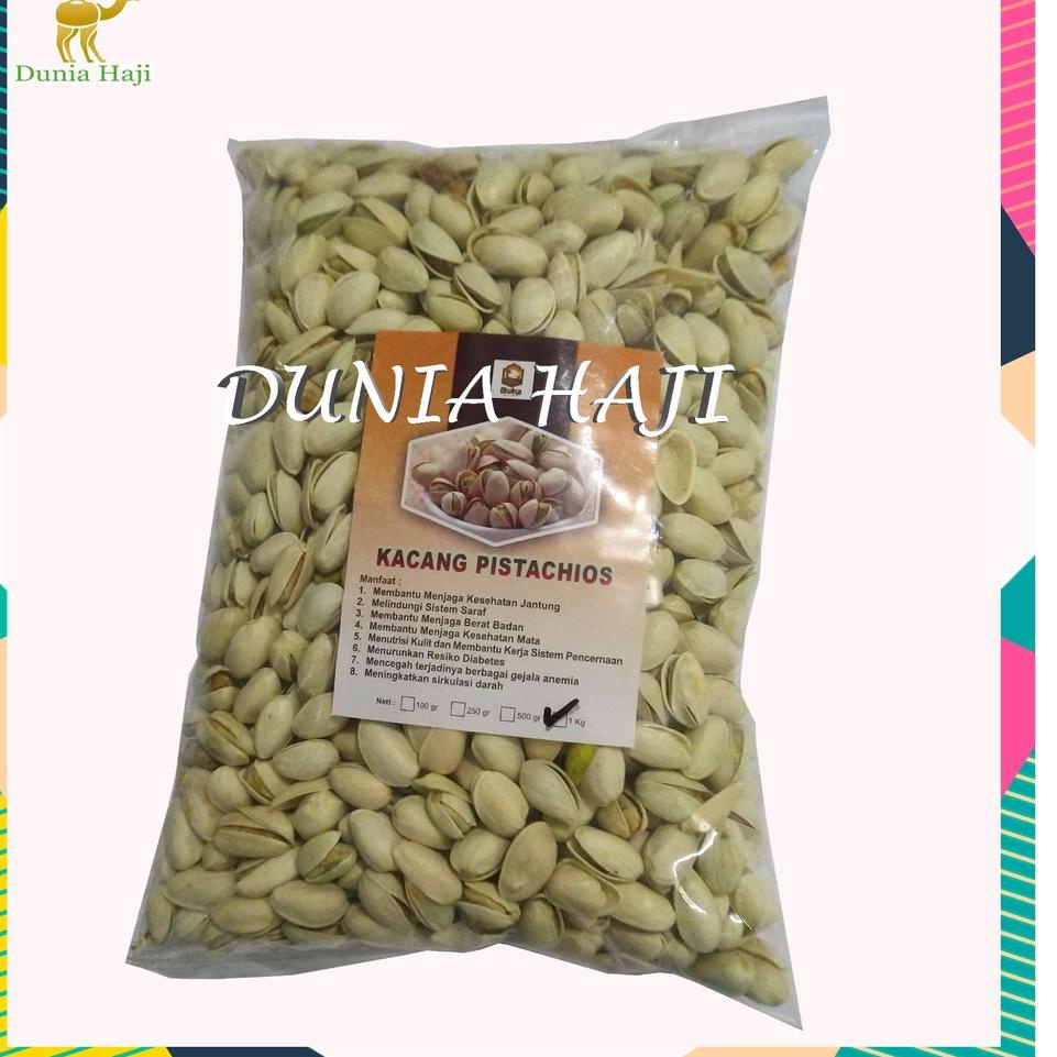 

ikd-12 PISTACHIOS / Kacang Pistachio Arab Fustuk Murah/ Oleh Oleh Haji dan Umroh ,.,.,.,.,.,