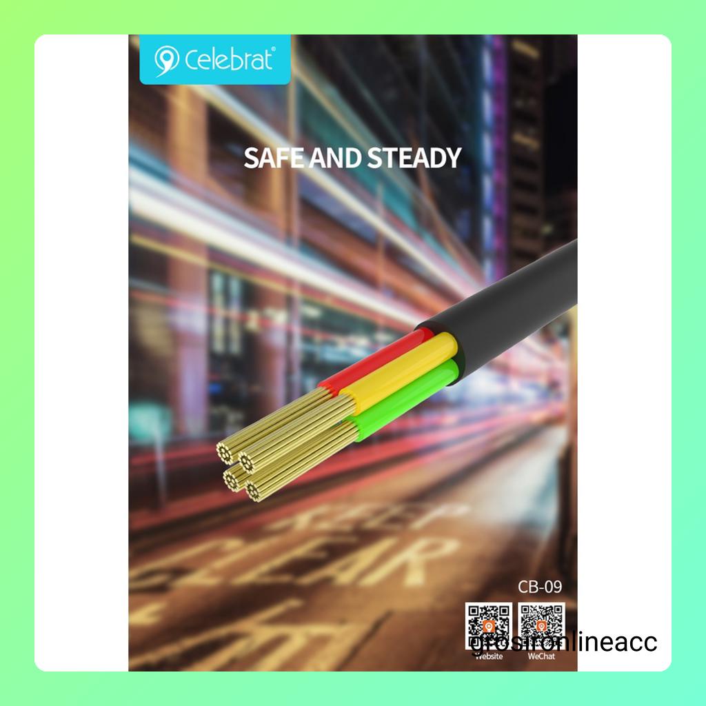 Kabel data Celebrat CB19T-i CBT19T-T CB09m CB09i CB09t charger chasan cable for android type C phone