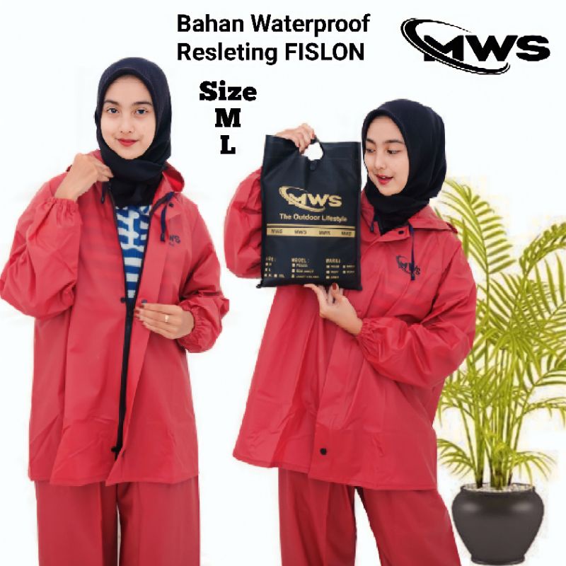 JAS HUJAN MWS ,RAINCOAT M-L-XL-XXL terbaik pria dan wanita DEWASA