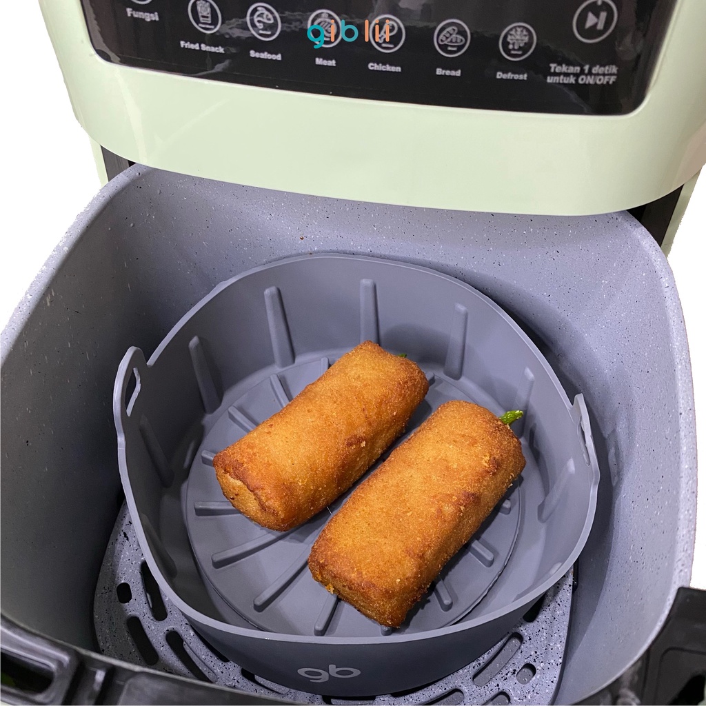 Giblii - The Air Fryer Pot | Reusable Silicone Pot/Kertas Alas Air Fryer/Oven/Microwave