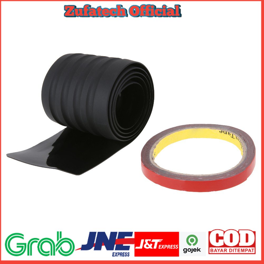 Bumper Bagasi Belakang Mobil Universal Car Trunk Rubber 90CM - KA001TR - Black