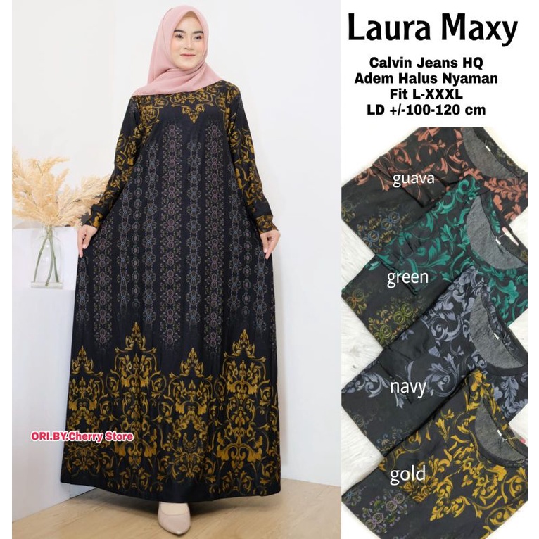 Gamis jumbo 4L 5L ld 120-140  Original bahan adem