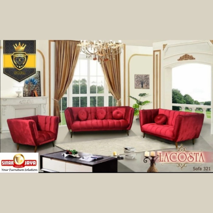 (:(:(:(] Sofa Lacosta 321-- Kingdom Merah.