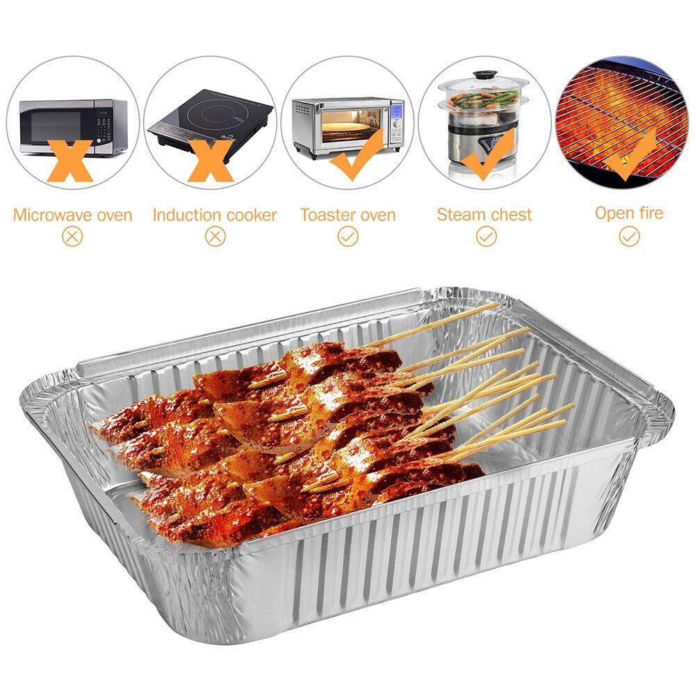 Solighter10 /20 /30/50Pcs Air Fryer Dishes Air Fryer Aksesoris BBQ Universal Kue Catering Tray