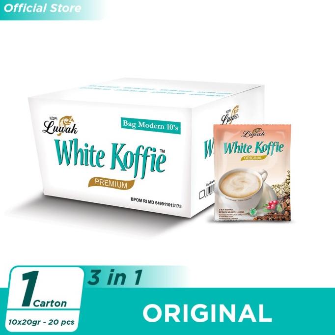 

Luwak White Koffie Original 10x20gr - 20 pcs [Carton]