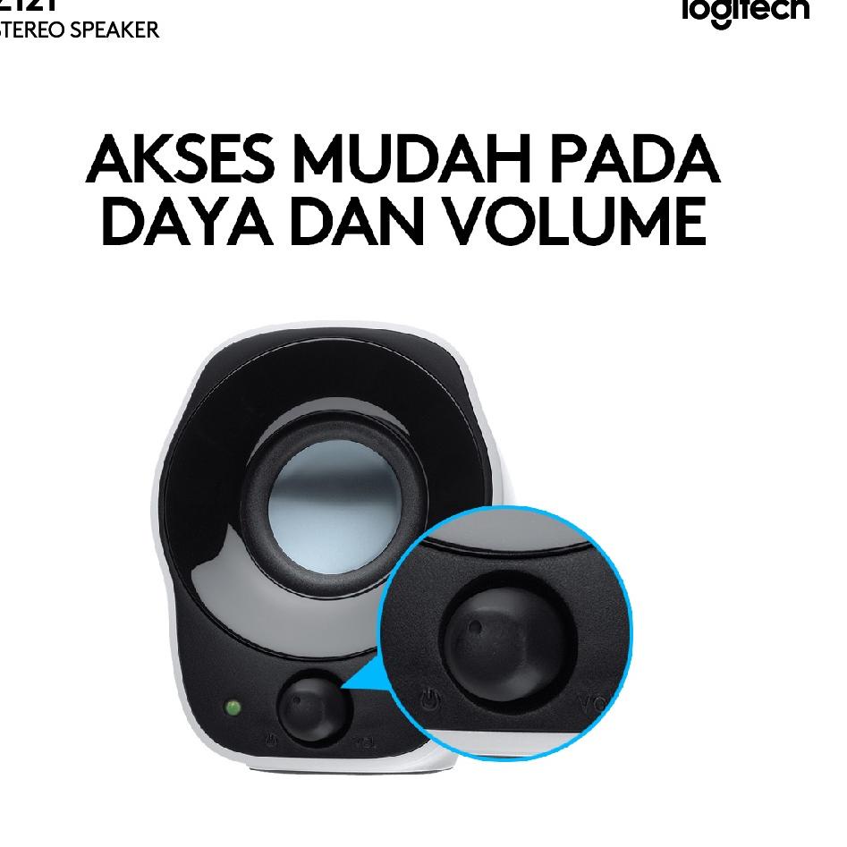 Ready Logitech Z121 2.0 Stereo Speaker USB Compact