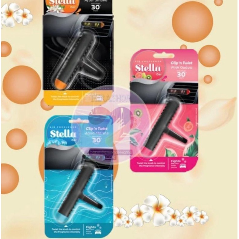 Stella Twist Pengharum Mobil || Stella Car Parfume Clip n Twist || Air Refreshener Setlla car || Pen