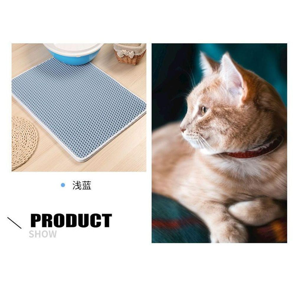 Solighter Cat Litter Pad Papan Garukan Kucing Elastisitas Tinggi Double-deck Tahan Air Collapsible Cushion