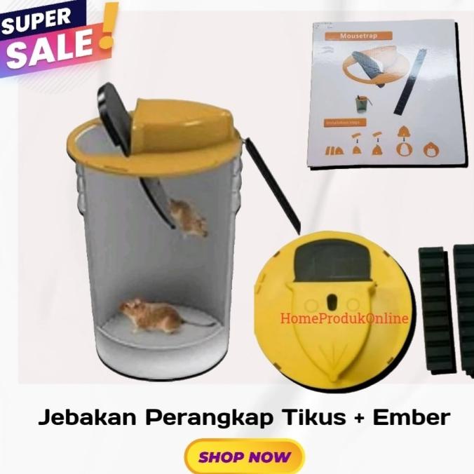 Jebakan Tikus Masal Ember - Perangkap Tikus Masal Ember