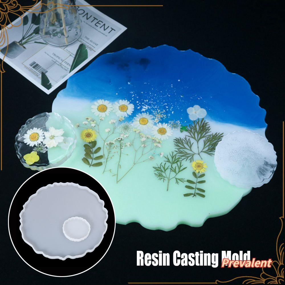 Preva Cetakan Resin Casting Handmade Tray Mould Lem Menjatuhkan DIY Craft Kristal Epoxy