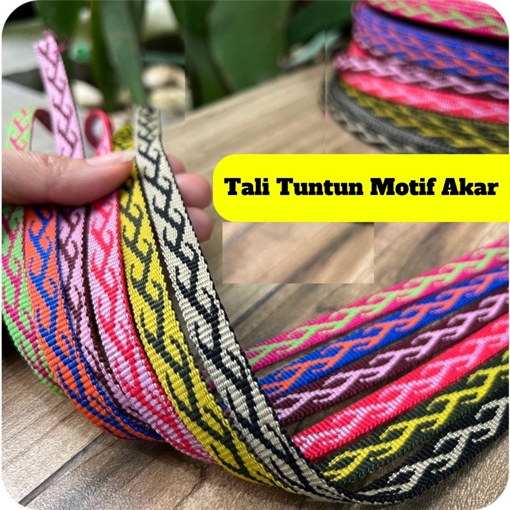 Tali Tuntun Anjing Adjustable Motif Akar Webbing untuk Outdoor Kucing FEFARM