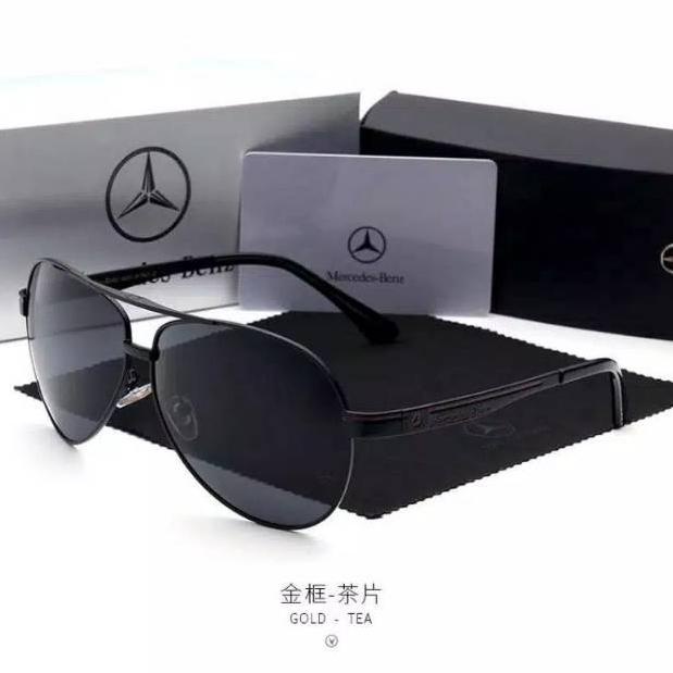 ㄴ Kacamata Gaya Pria Keren Polarized UV 400 Brand MB737 Aviator Premium Terbaru Kaca mata Hitam ▶
