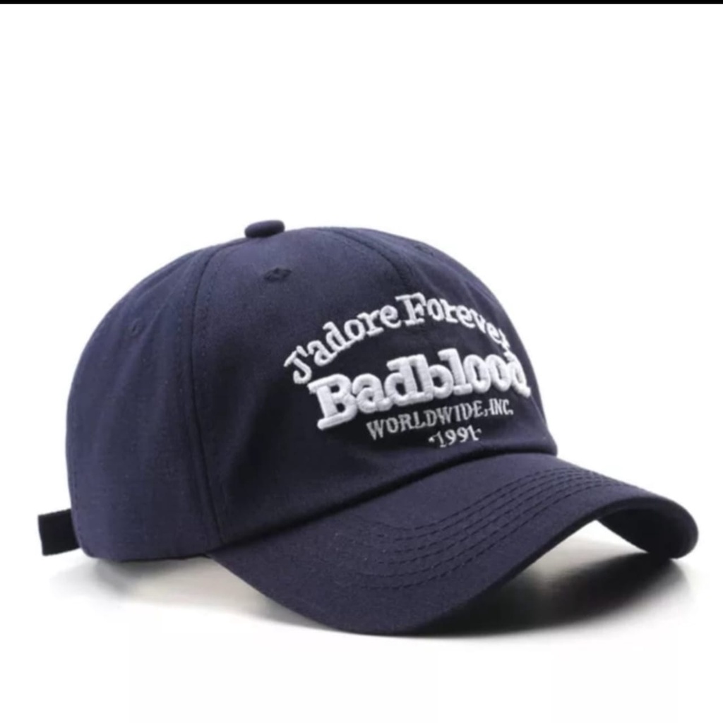 Best Seller - Topi Baseball Pria Wanita Dewasa Bordir Jadore Forever Badblood Worldwide Inc 1991 Lagi Trend Caps Unisex Terlaris Real Pict