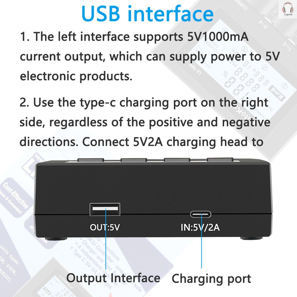 LIITOKALA LII-M4 4 Slot 2261h Charger Baterai Dengan Layar LCD Untuk 18650 26650 14500 AA AAA Lithium NiMH OKK