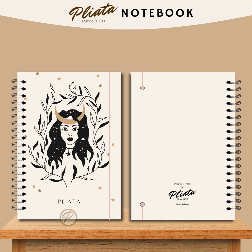 

PLIATA NOTEBOOK SPIRAL - (PN80) Vintage6 - Softcover Doft Aesthetic Book Buku Tulis