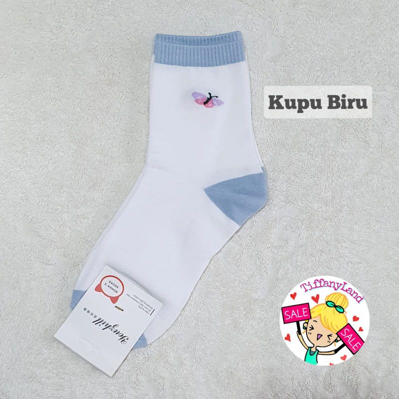 kaos kaki pendek wanita katun kk Y003