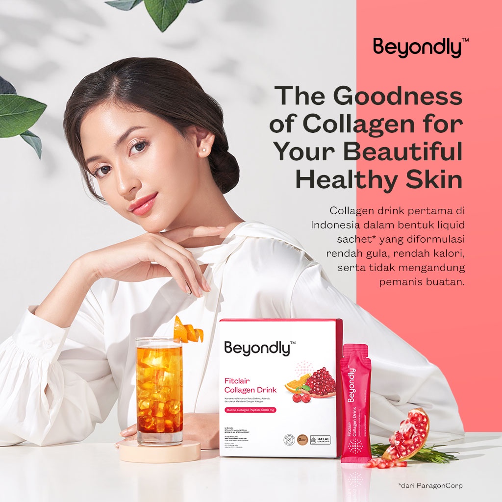 Beyondly Fitclair Marine Collagen Drink - Minuman Kesehatan dan Kecantikan / HALAL &amp; BPOM