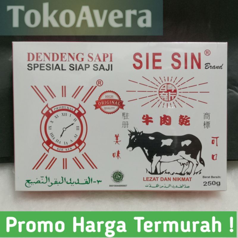

Dendeng Sapi Matang Sie Sin (halal) 250 gram perbox
