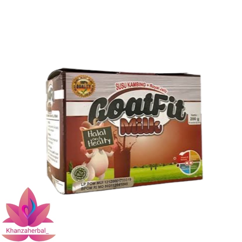 

Susu Kambing Goatfit Milk Coklat 200gr || Susu Kambing Etawa Goat Fit Cokelat Per Box 10 Sachet