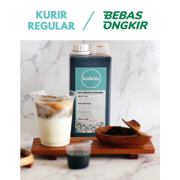 

Espresso Cair Kafein / Konsentrat Kopi 1 Liter - Sriwijaya