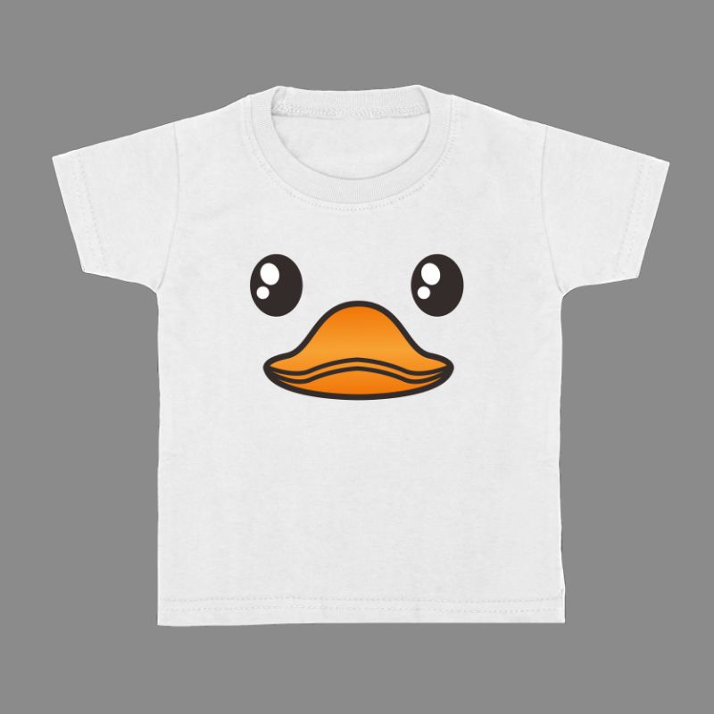 Baju Kaos anak 1-12TH motif lucu duck cowok cewek bagus cakep